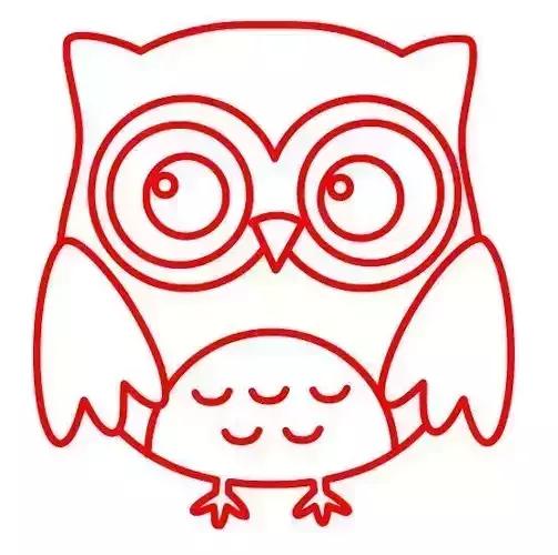 OWL COOKIE AND FONDANT CUTTER WITH MARKER