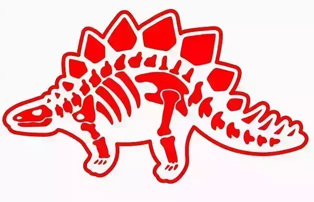 DINOSAUR STEGOSAURUS COOKIE AND FONDANT CUTTER WITH MARKER