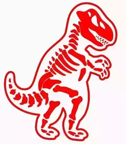 DINOSAUR T-REX COOKIE AND FONDANT CUTTER WITH MARKER