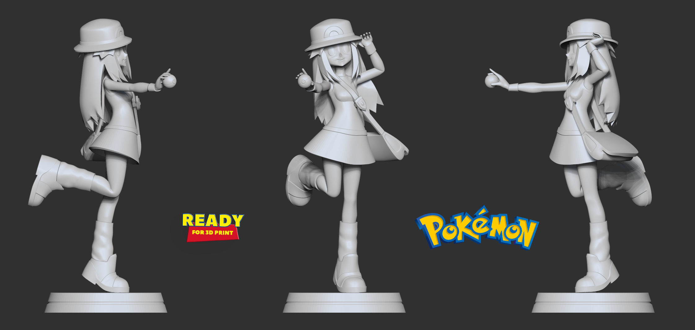 Leaf - Pokemon Trainer 3D print model_3