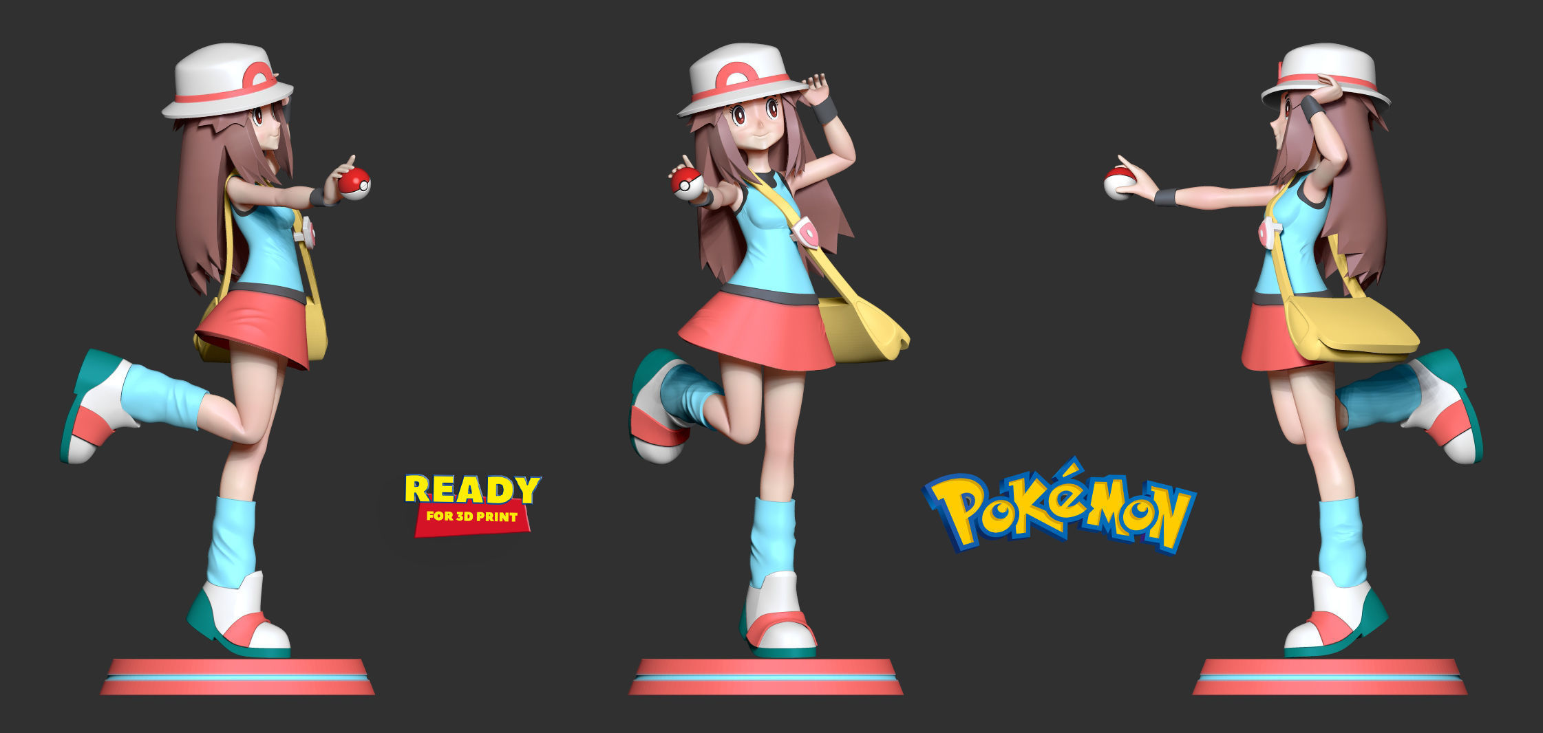 Leaf - Pokemon Trainer 3D print model_1