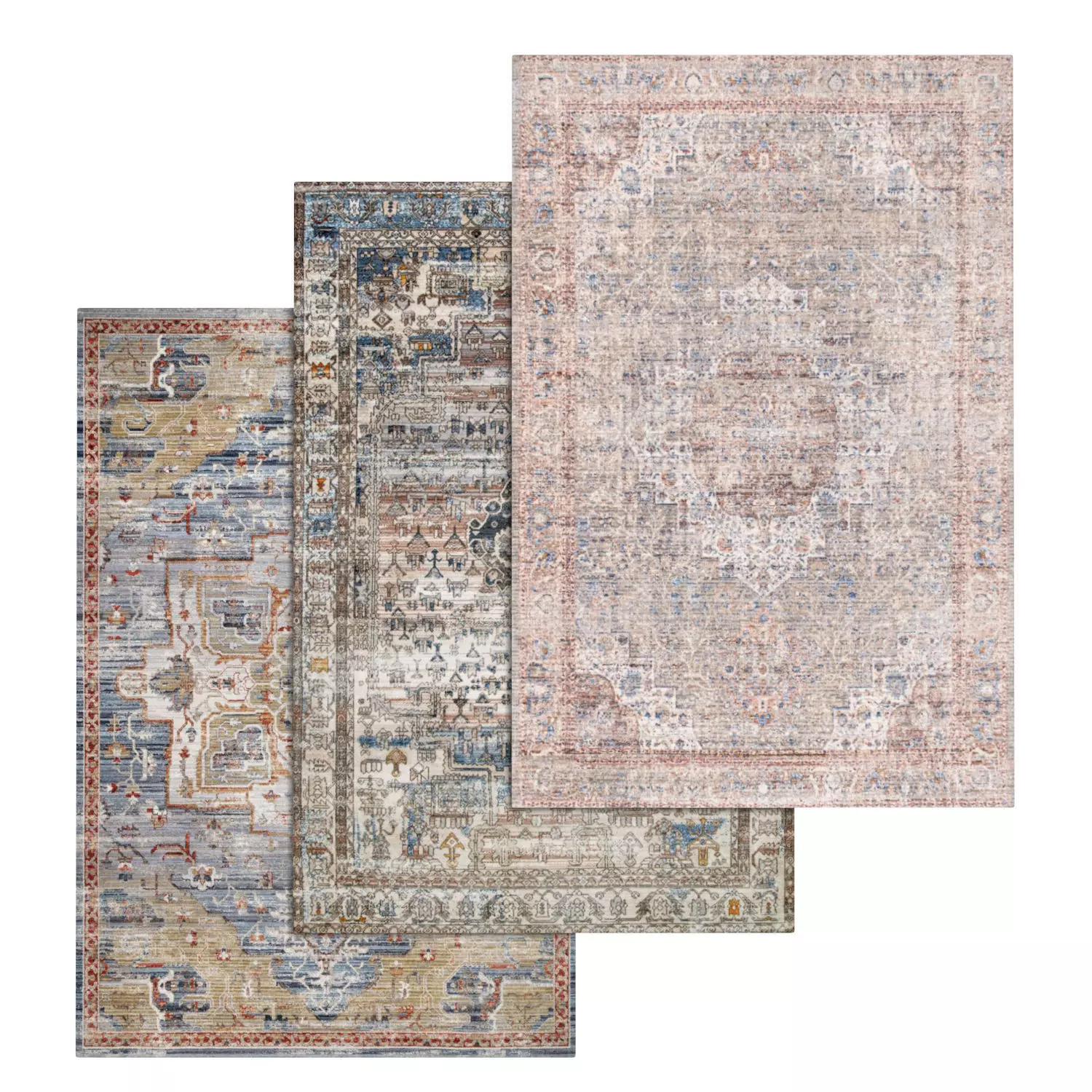 Rug Set 1305 3D model_0