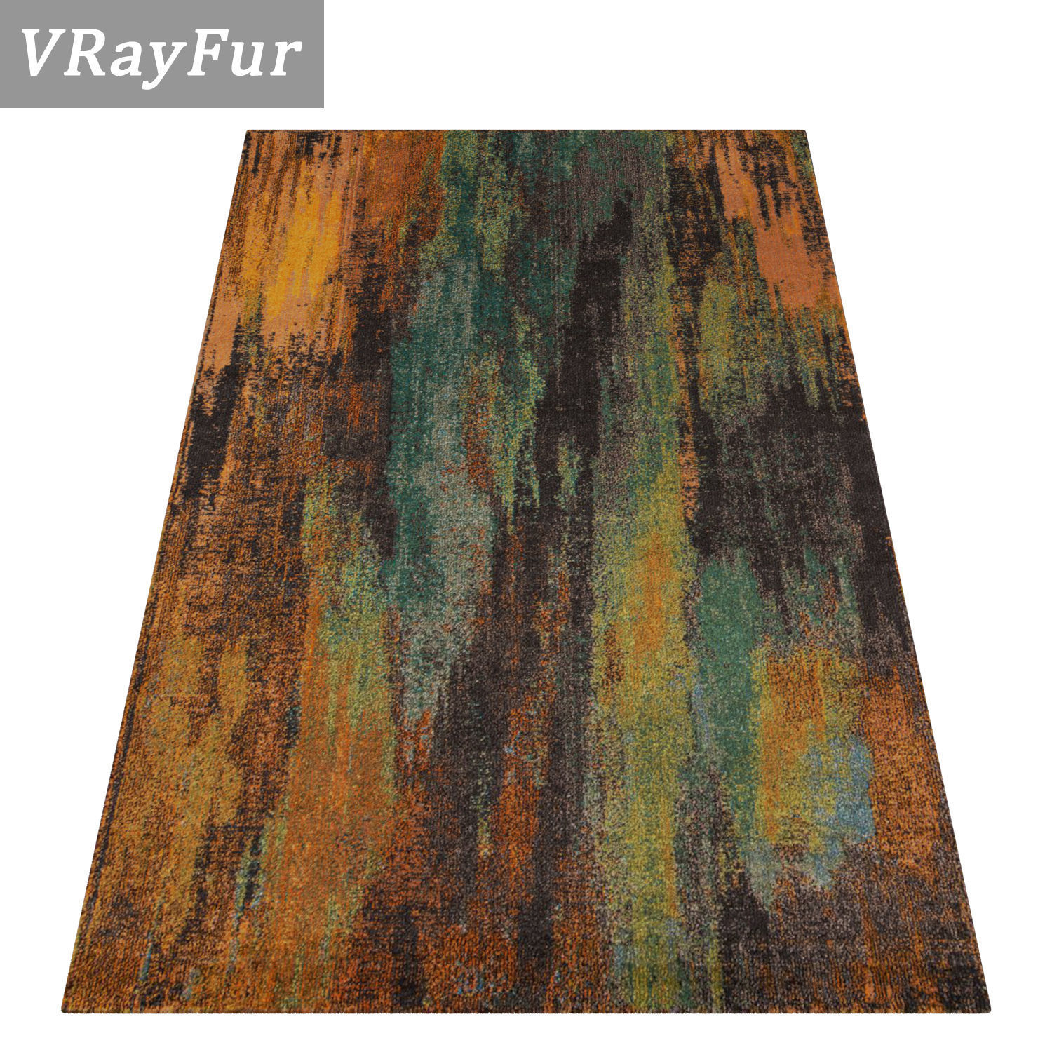 Rug Set 1309 3D model_2