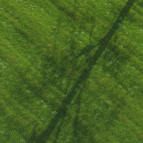 green lawn 3D model 6
