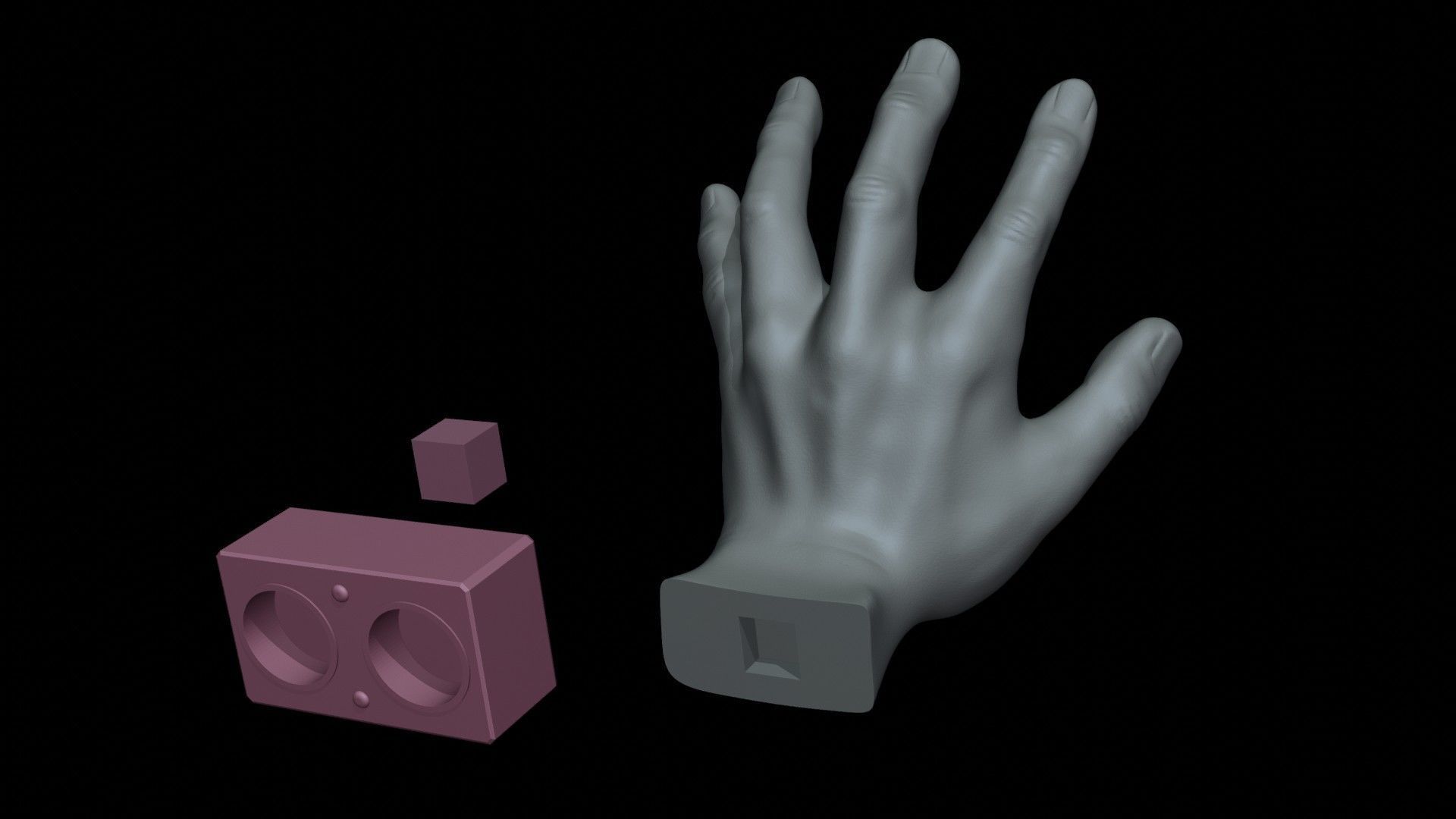 My Hero Academia Tomura Shigaraki Hand Mask cosplay for printing 3D print model_5