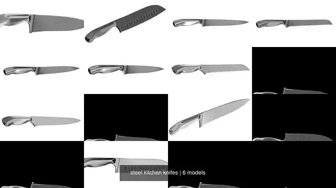 steel kitchen knifes