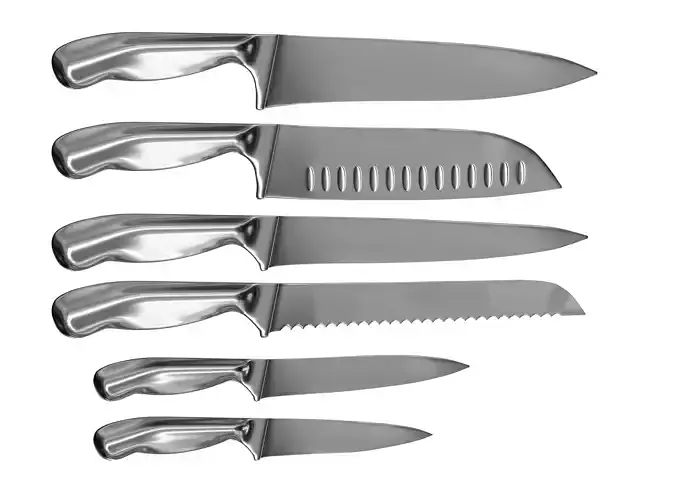steel kitchen knifes