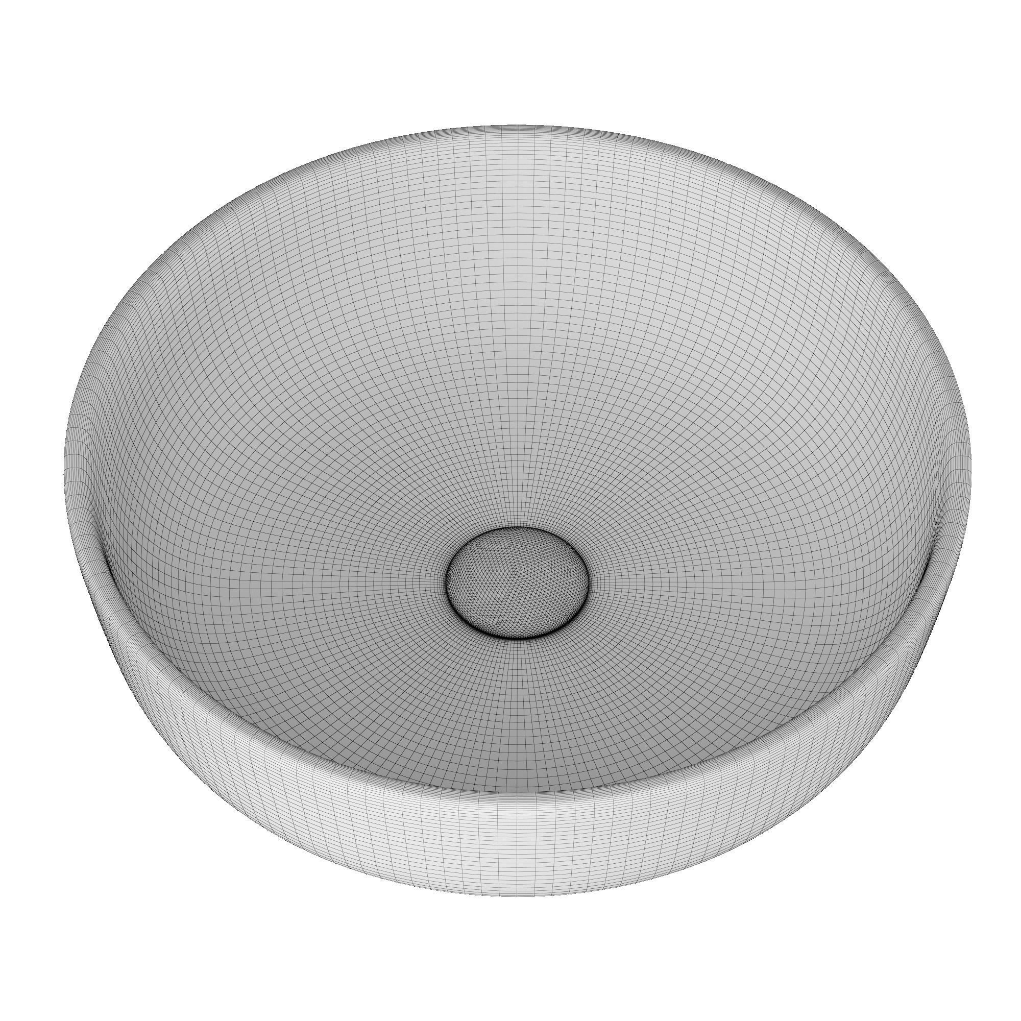 Table Top Wash Basin in Circle shape 3D model Modeled in 3ds max 3D model_7