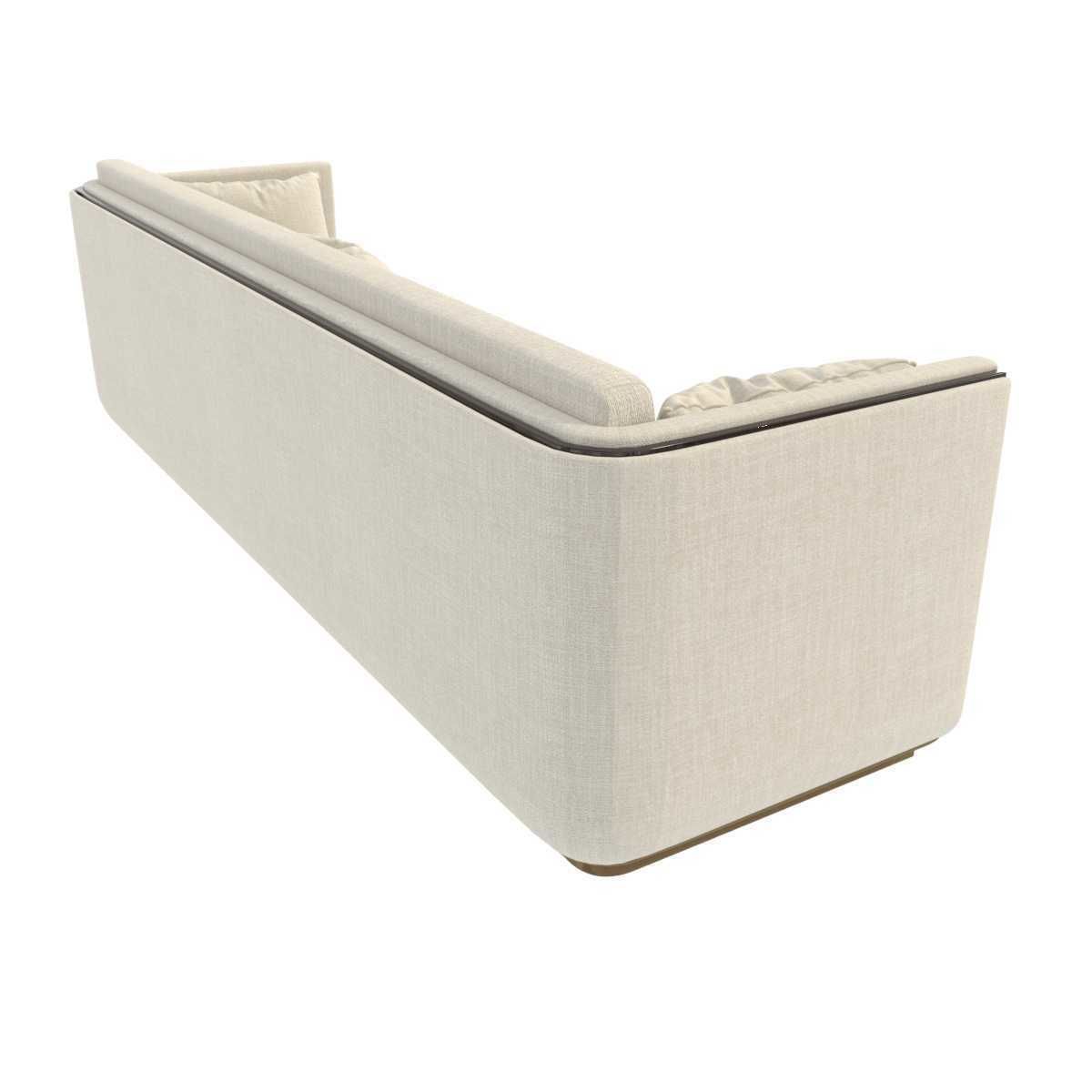 Custom made beige sofa 3D model_4