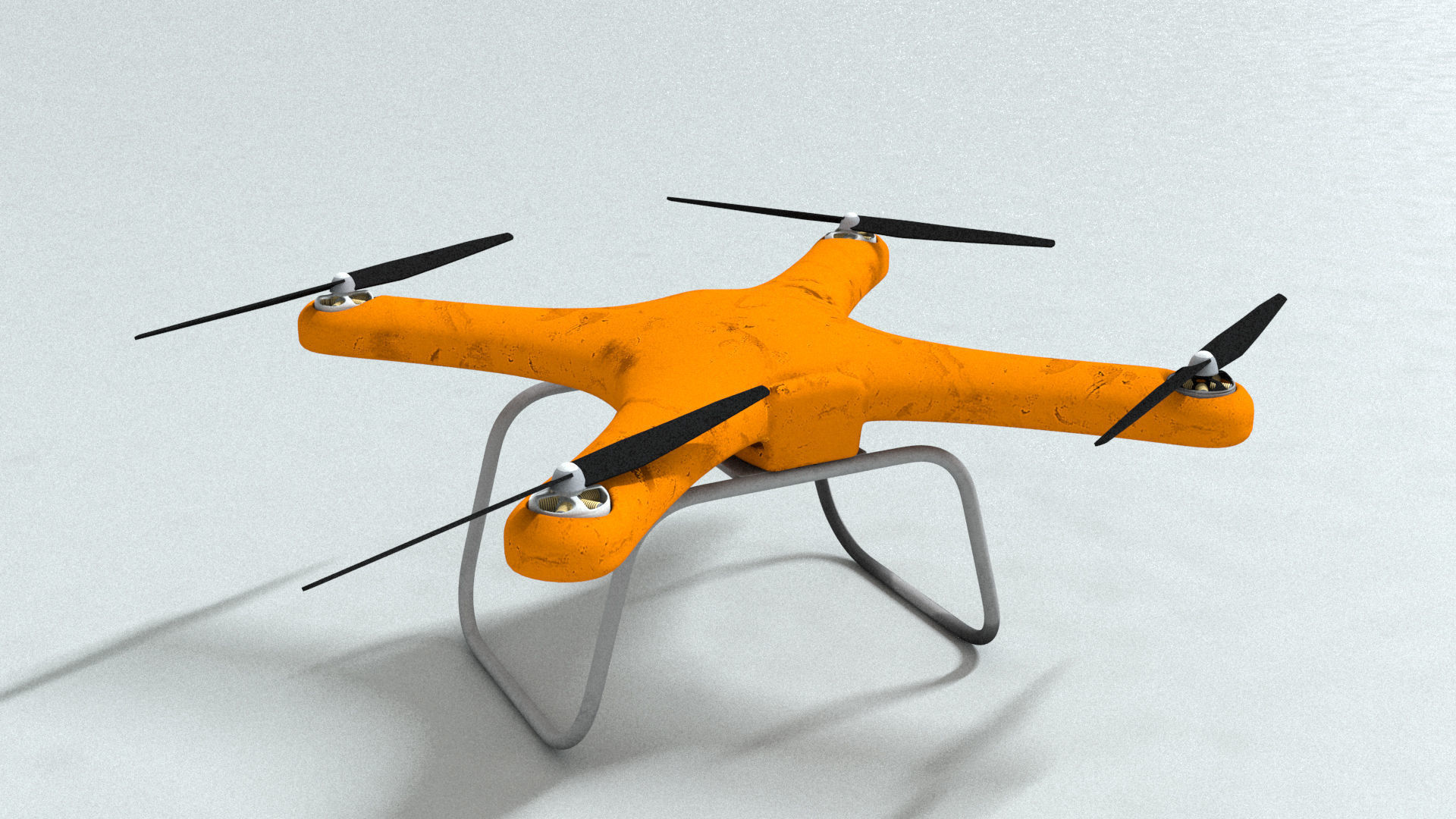 3D model Quadrocopter drone VR / AR / lowpoly CGTrader