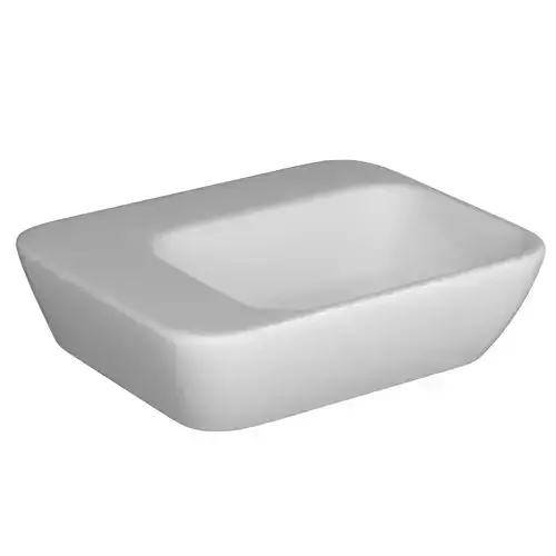 Table Top Basin in Rectangle shape 3D model Modeled in 3ds max