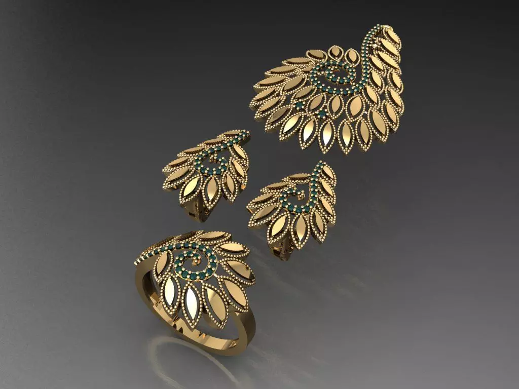 Z61- Diamond set 3D print model_0