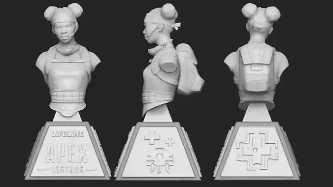ApexLegends Bust Lifeline 3D print model