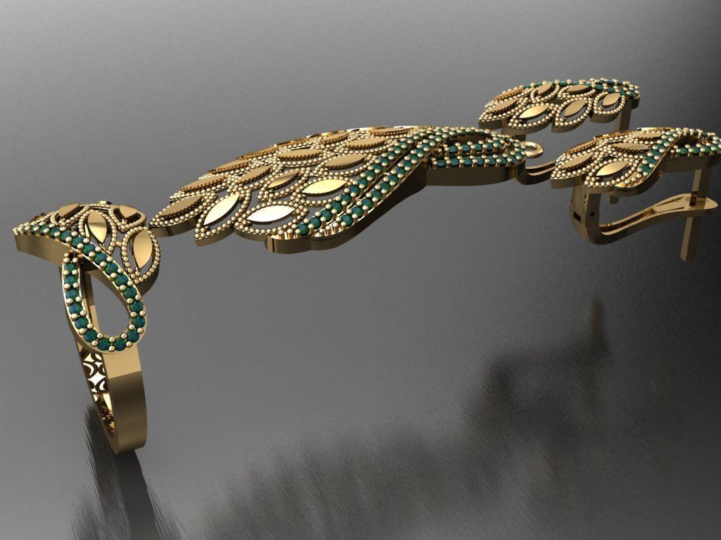 Z63- Diamond set 3D print model_4