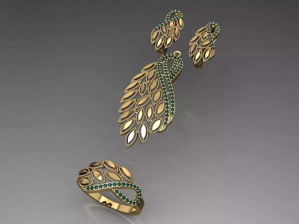 Z63- Diamond set 3D print model_0