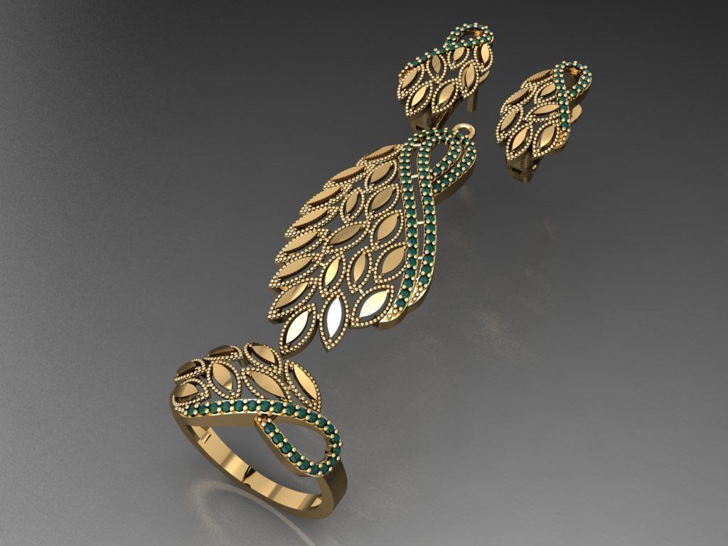 Z63- Diamond set 3D print model_1