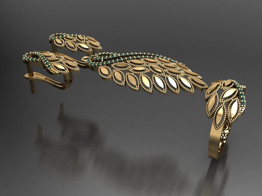 Z63- Diamond set 3D print model_3