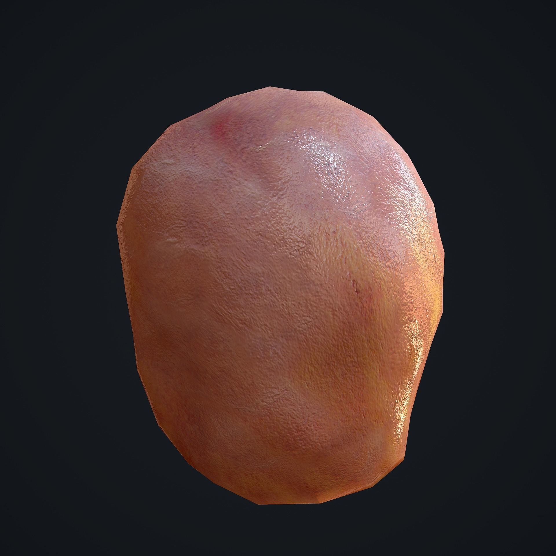 Human Liver Low-poly 3D model_5
