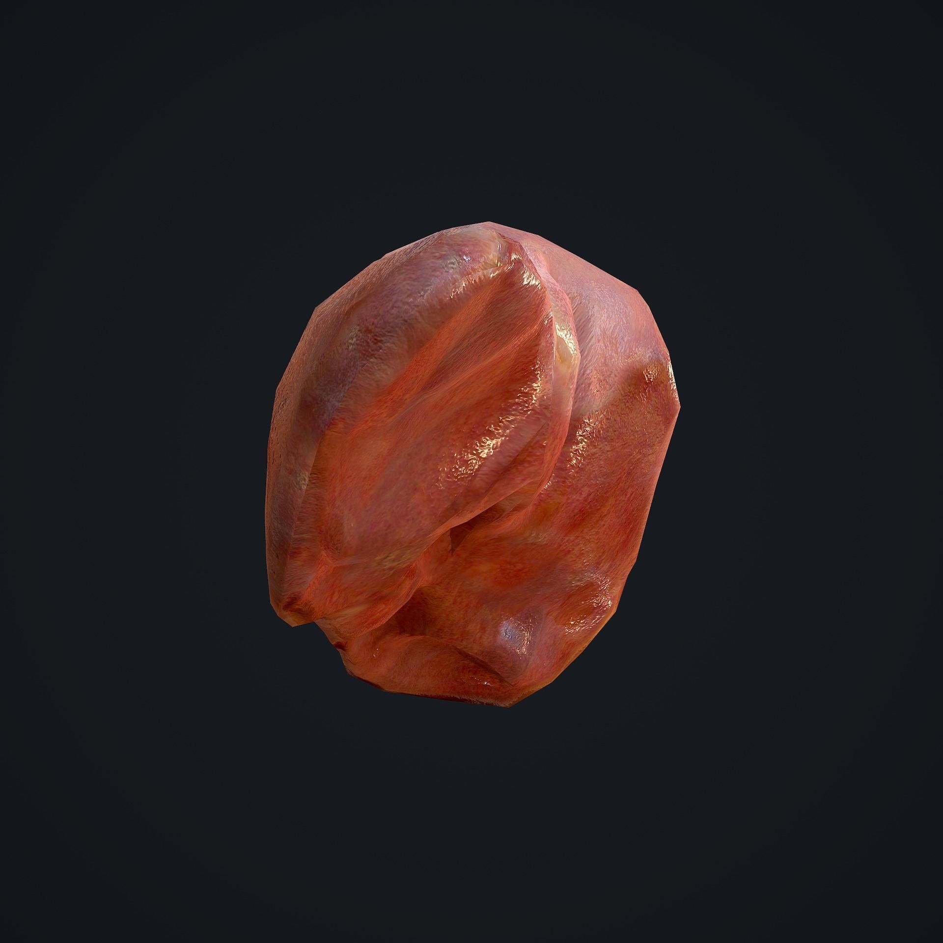 Human Liver Low-poly 3D model_8