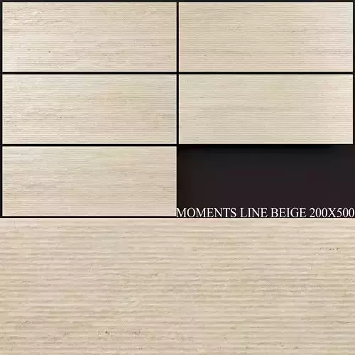 Keros Moments Line Beige 200x500