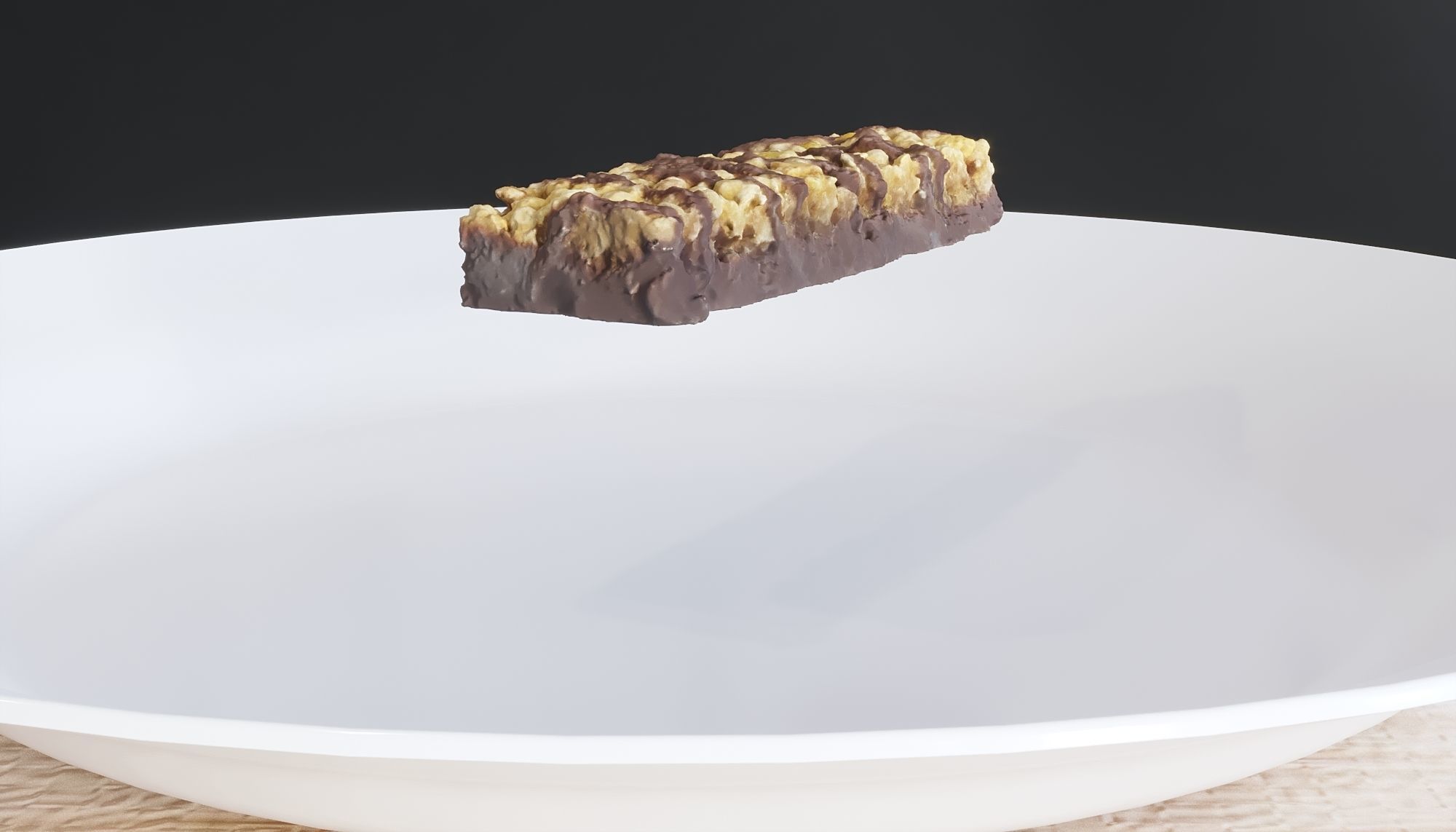 Chocolate Cereal Bar 3D model_14