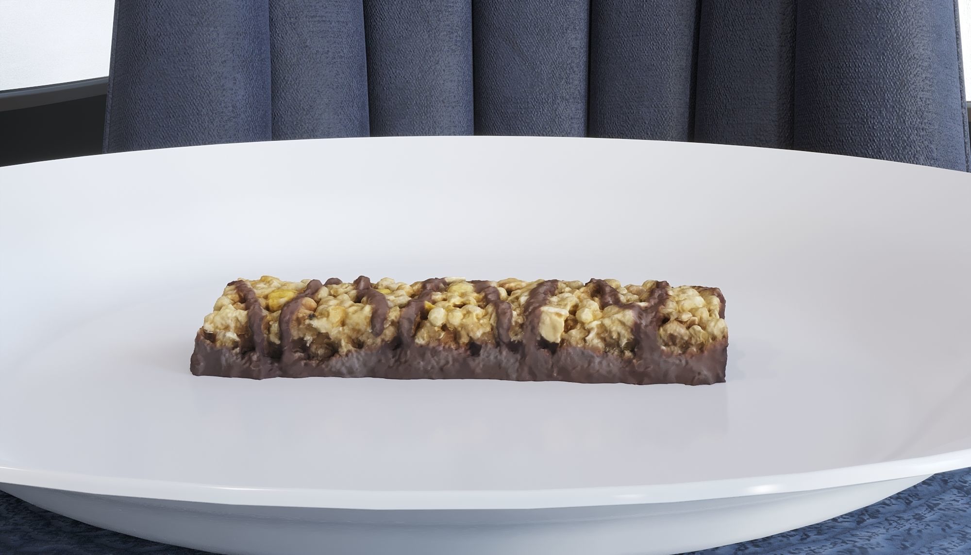 Chocolate Cereal Bar 3D model_12