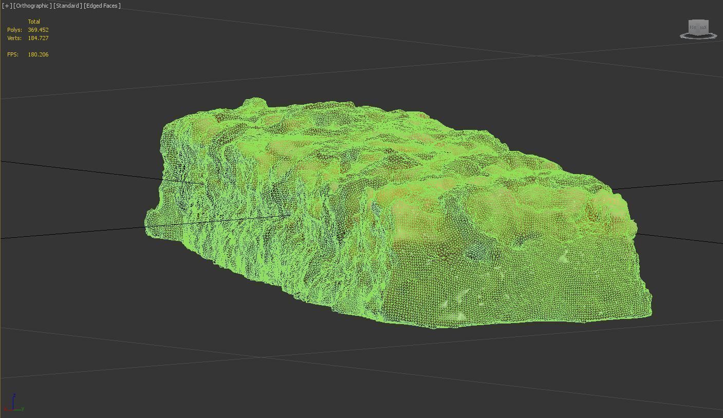 Chocolate Cereal Bar 3D model_8