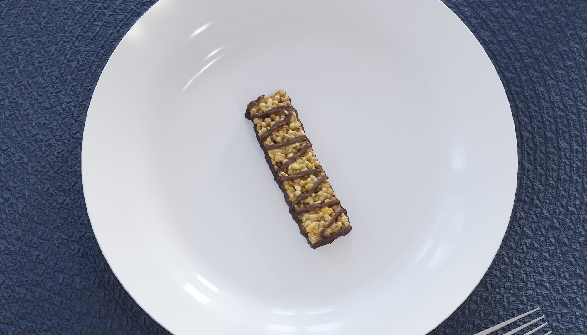 Chocolate Cereal Bar 3D model_10