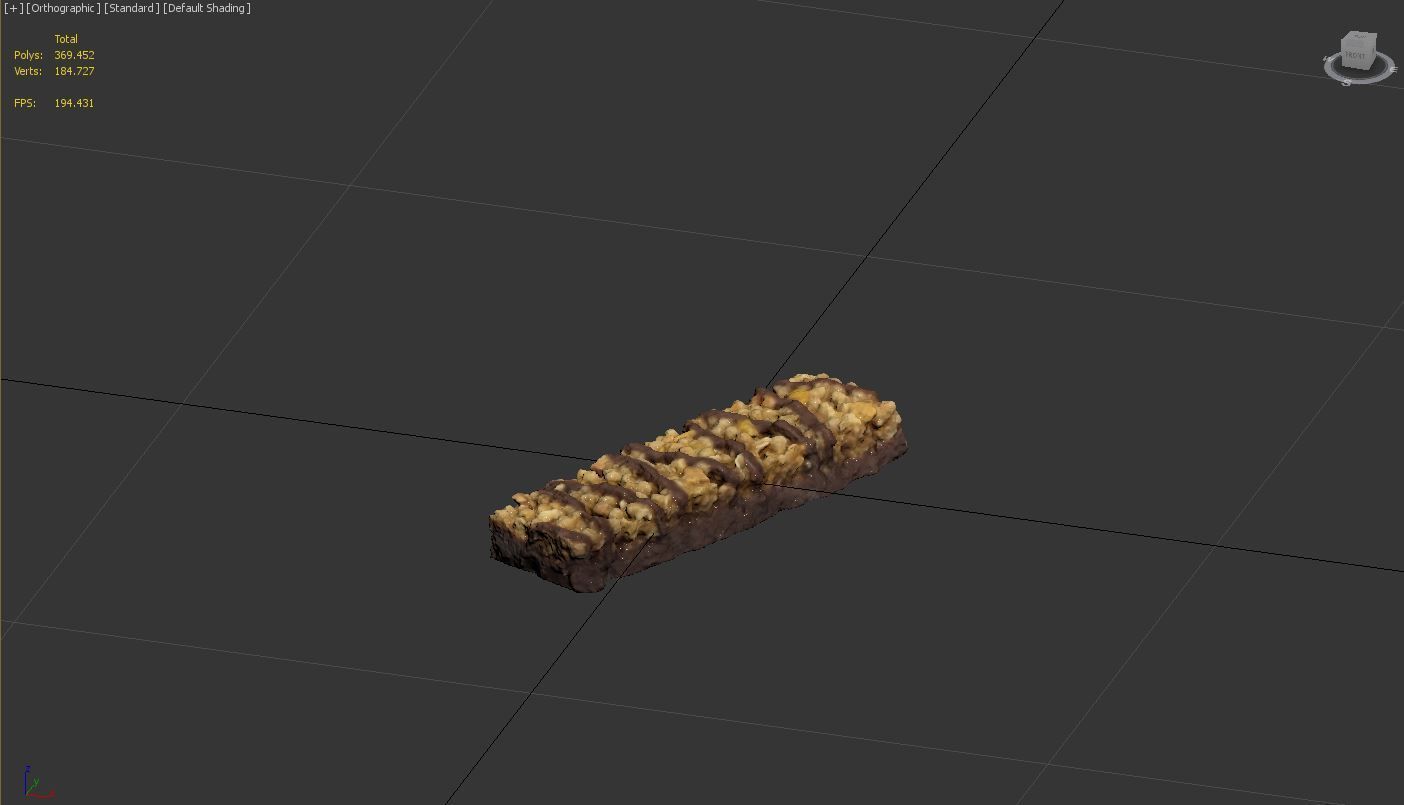Chocolate Cereal Bar 3D model_5