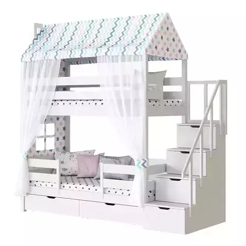Childrens bed 2 tiered house Madrid