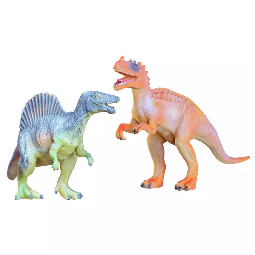 Two Toys Dinosaurs Spinosaurus and Ceratosaurus 3D model