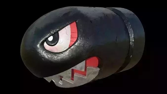 bullet mario 3D model