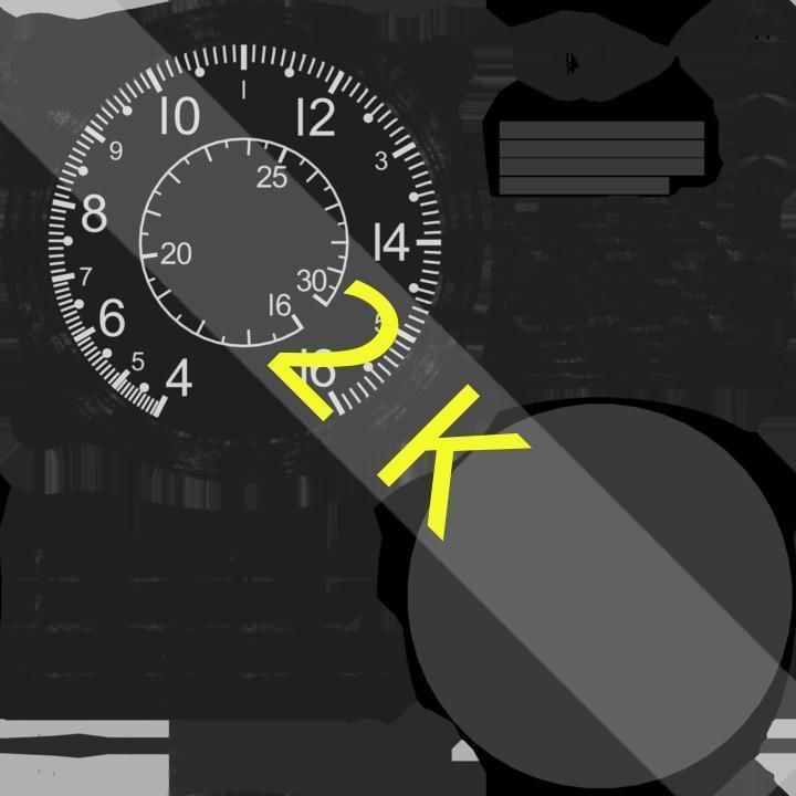 JAPANESE AIRSPEED INDICATOR Low-poly 3D model_9