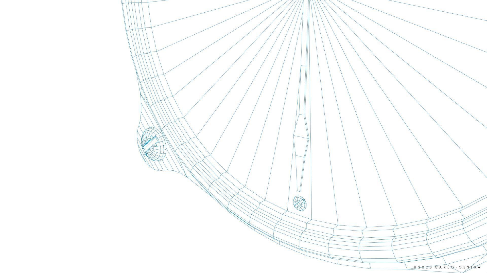 JAPANESE AIRSPEED INDICATOR Low-poly 3D model_19
