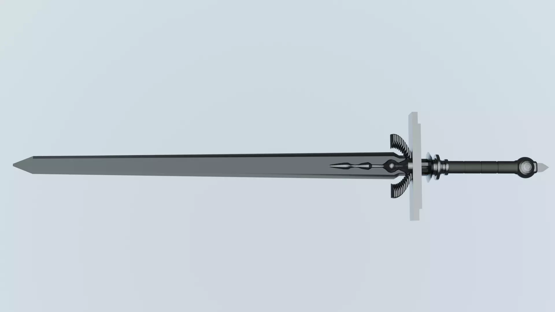 Sword pack fantasy Low-poly 3D model_0