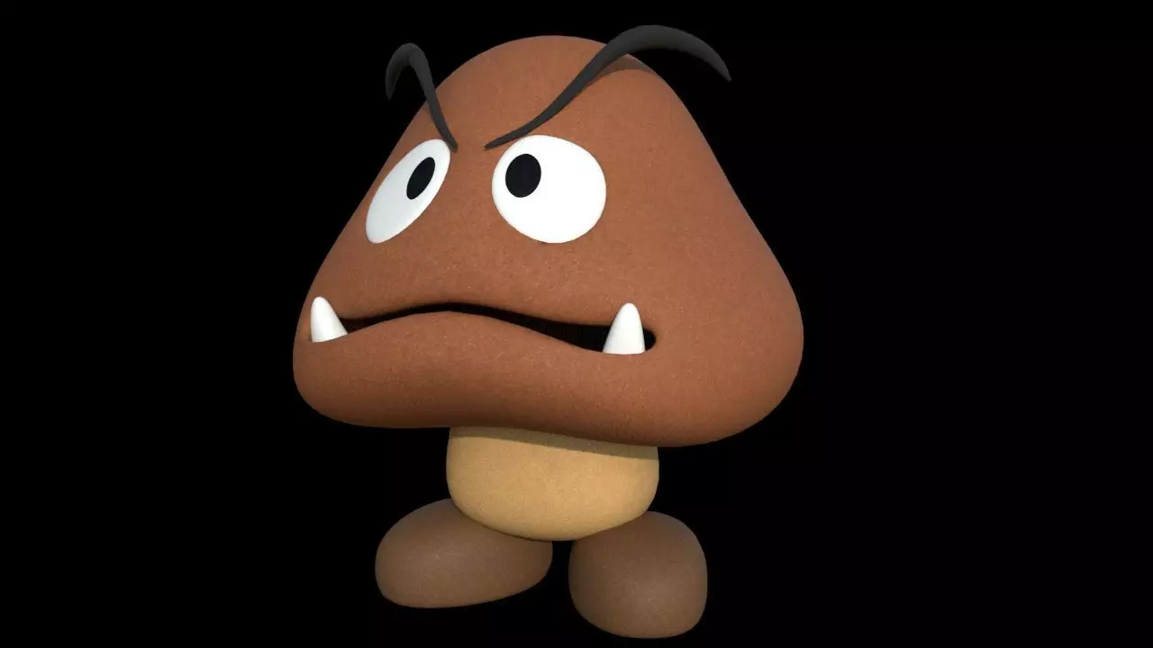 goomba mario 3D model_0