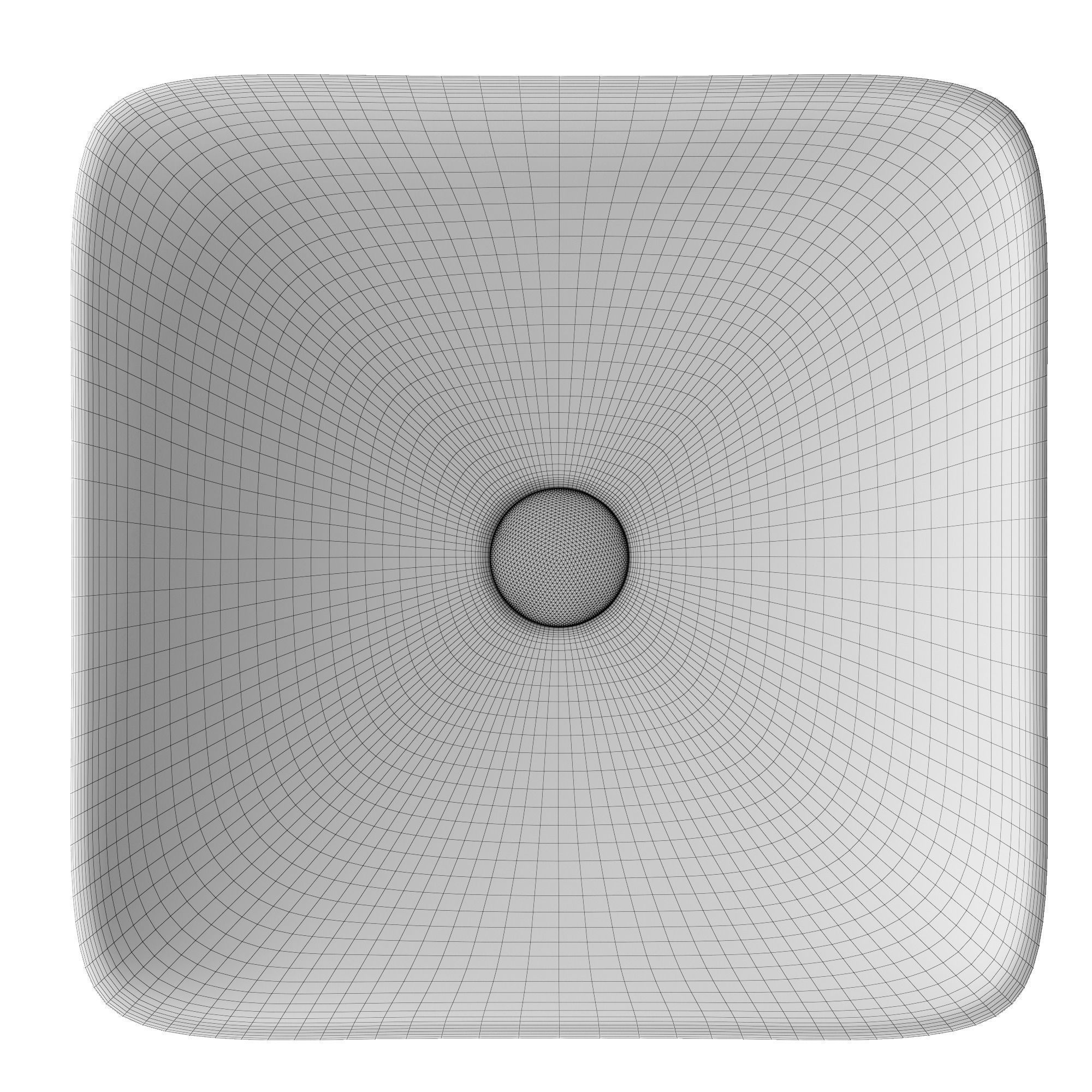 Table Top Wash Basin in square shape 3D model Modeled in 3ds max 3D model_7