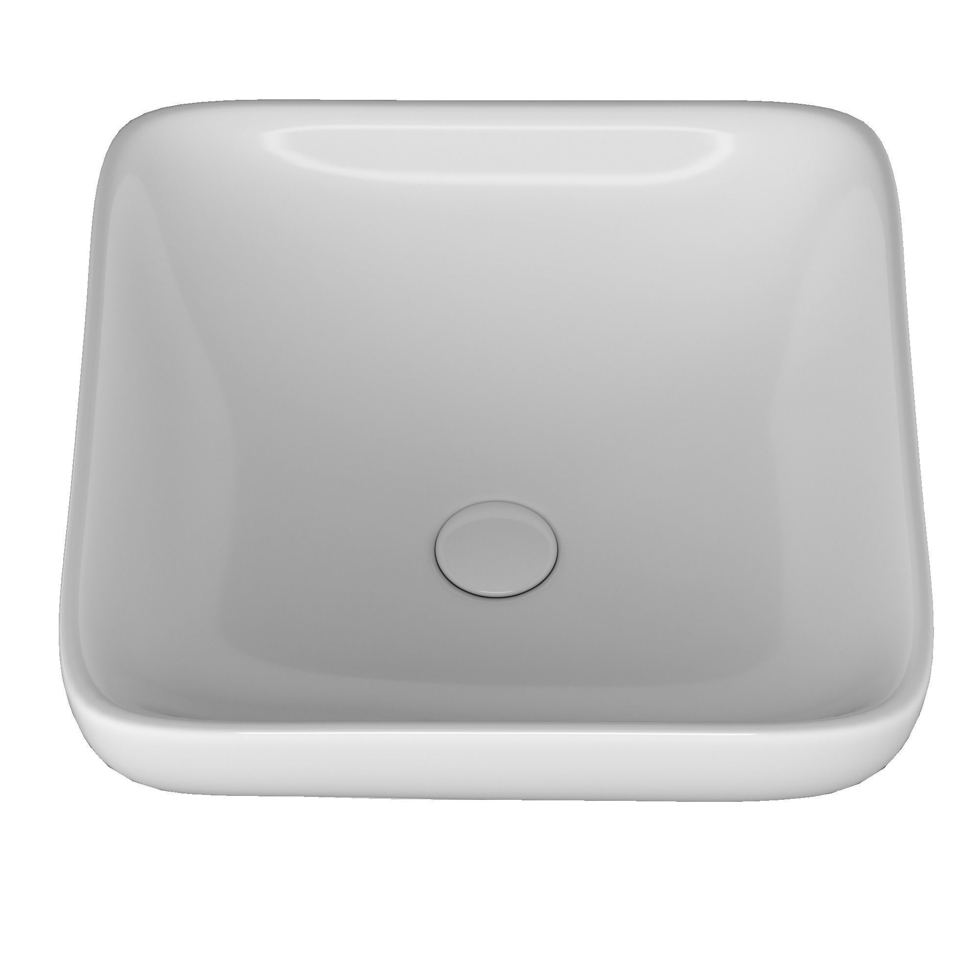 Table Top Wash Basin in square shape 3D model Modeled in 3ds max 3D model_4