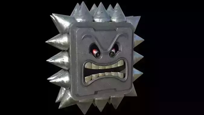 spikey face mario 
