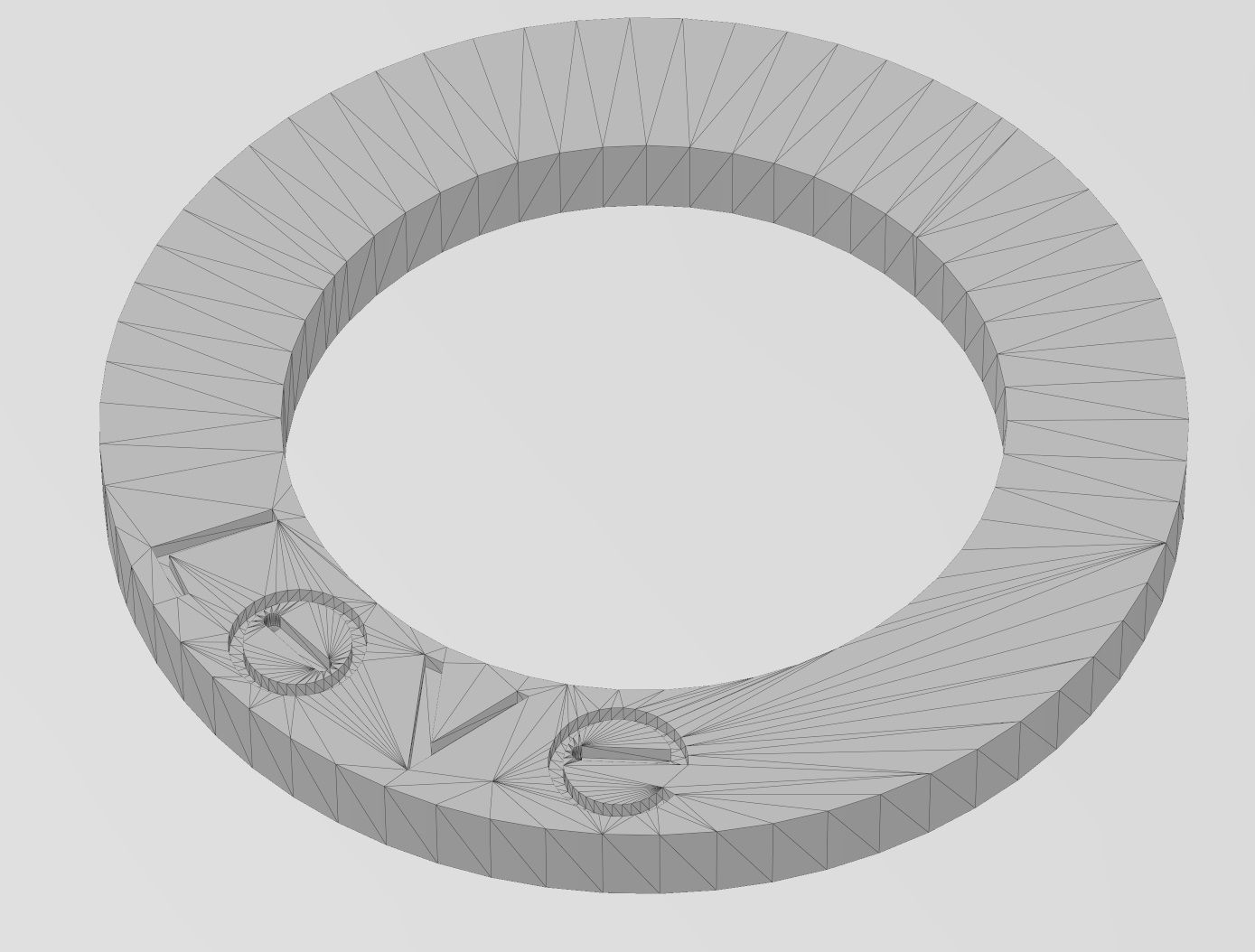 Love necklace with screw design 3D print model_13