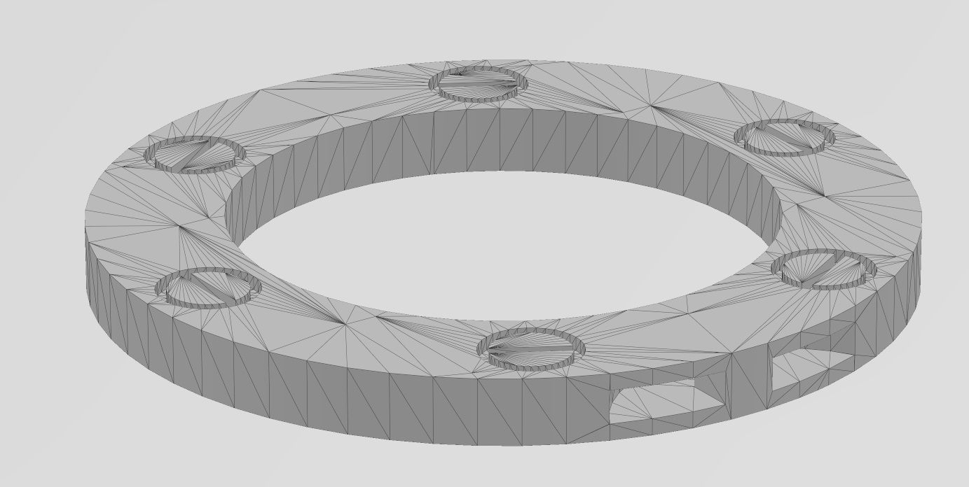 Love necklace with screw design 3D print model_12