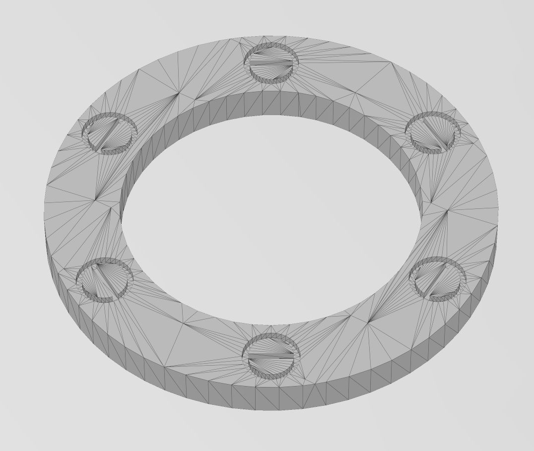 Love necklace with screw design 3D print model_11