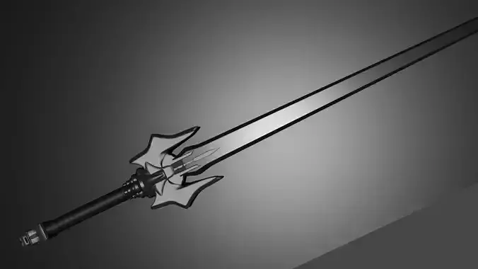 fantasy sword pack Low-poly 3D model