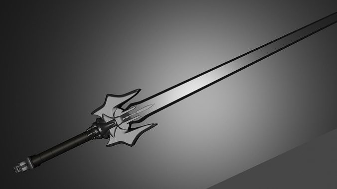 fantasy sword pack Low-poly 3D model