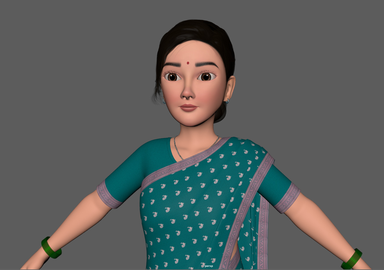 MOTHER - RIGGED 3D model_4