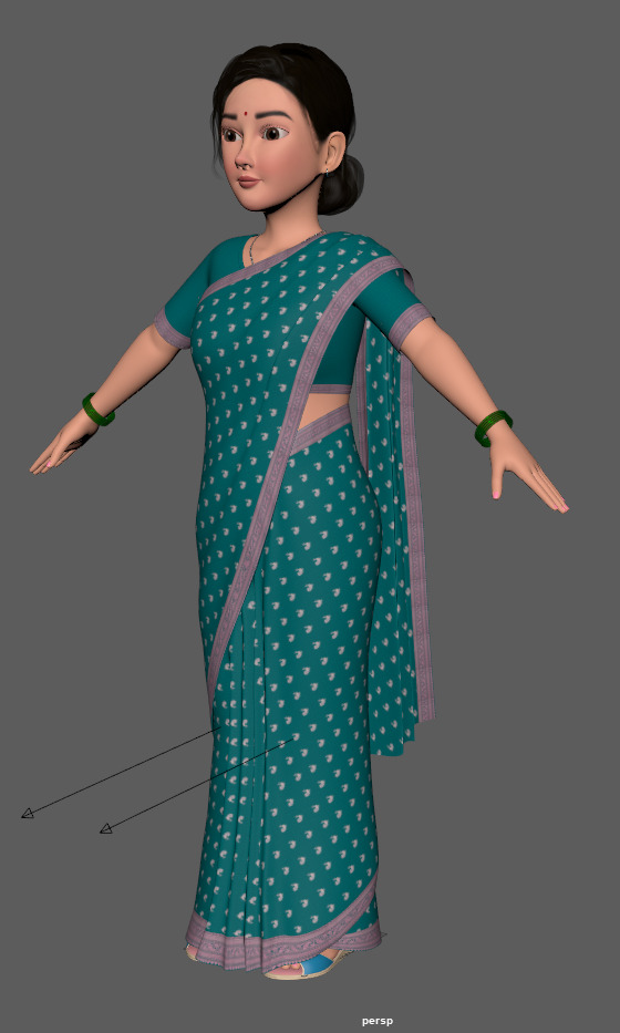 MOTHER - RIGGED 3D model_5