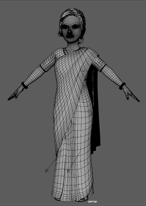 MOTHER - RIGGED 3D model_7