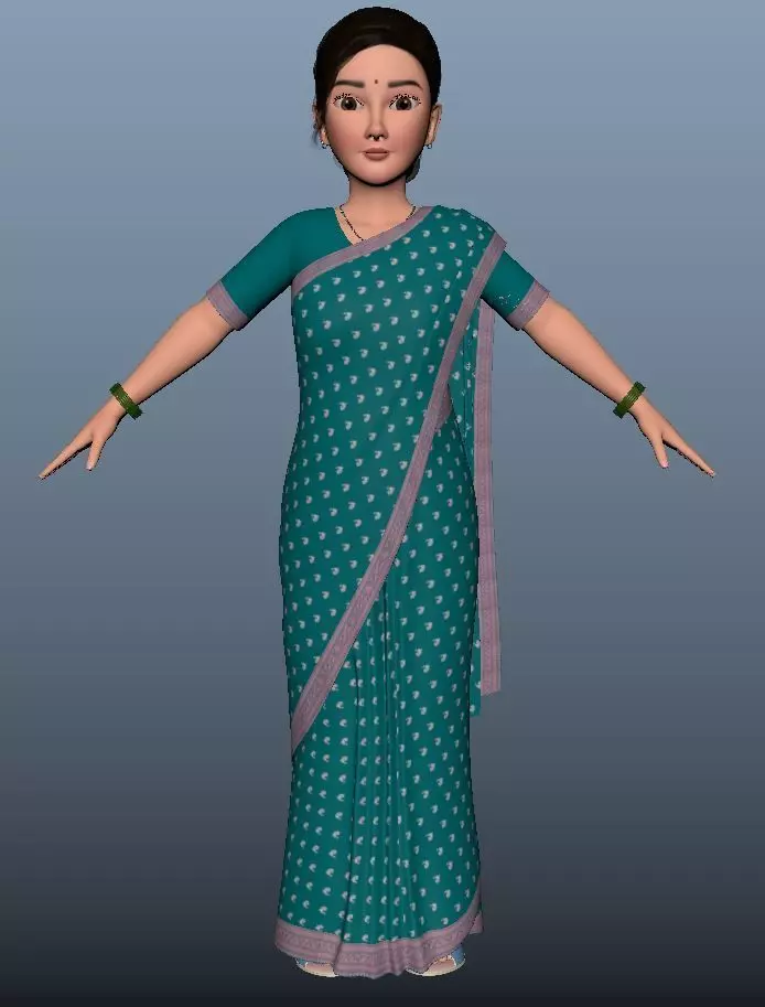 MOTHER - RIGGED 3D model_0