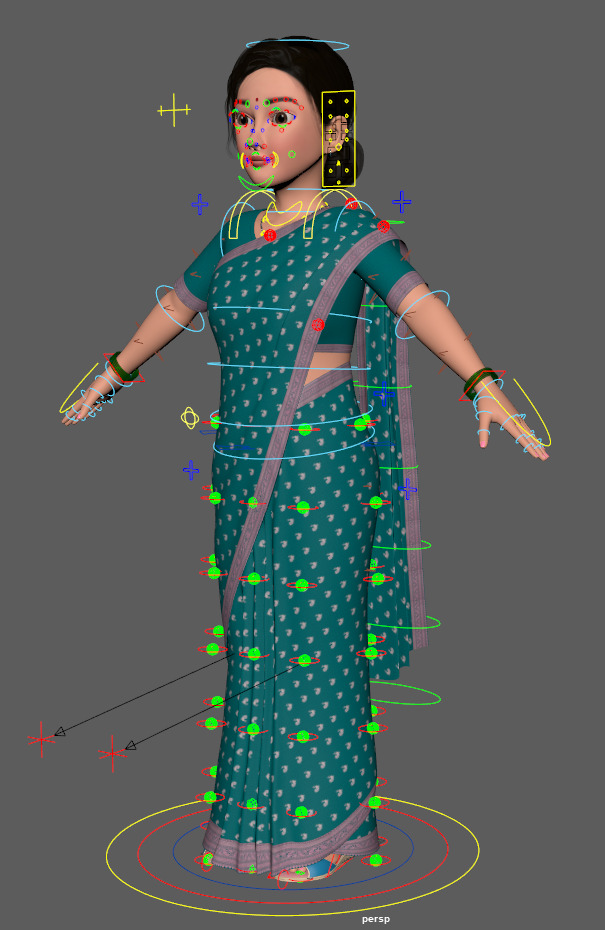 MOTHER - RIGGED 3D model_3