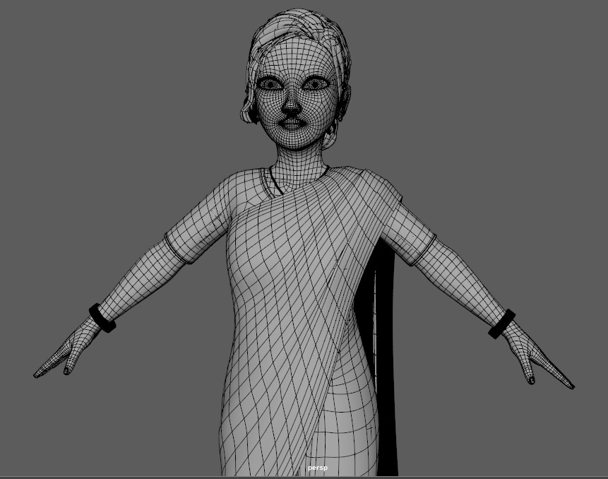 MOTHER - RIGGED 3D model_8